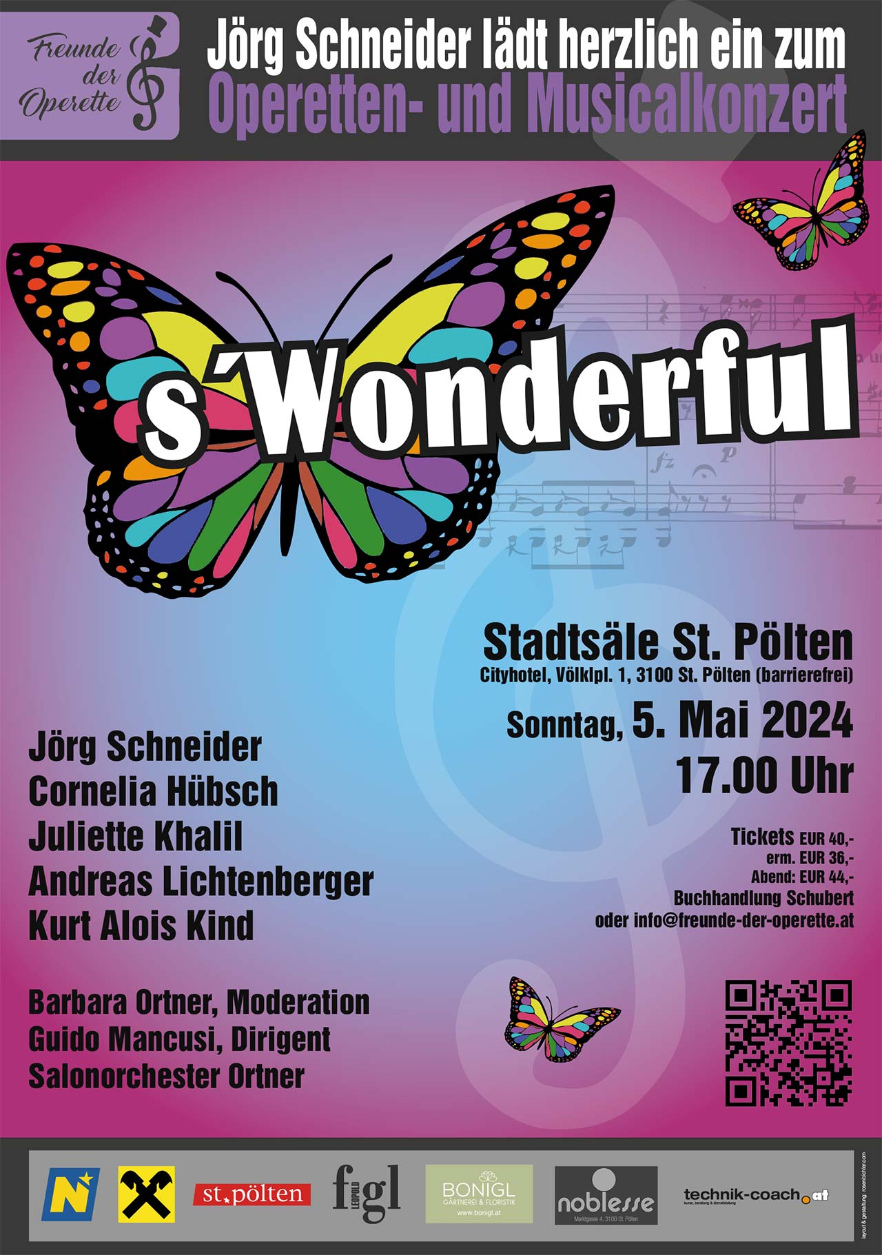 s'Wonderful Operetten- und Musicalkonzert 2024 St. Pölten